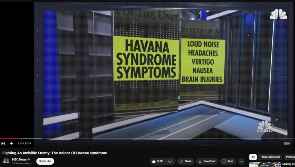 Havana Syndrome Confirmed Microwave Directed Energy Weapons Targeted Individual Assault