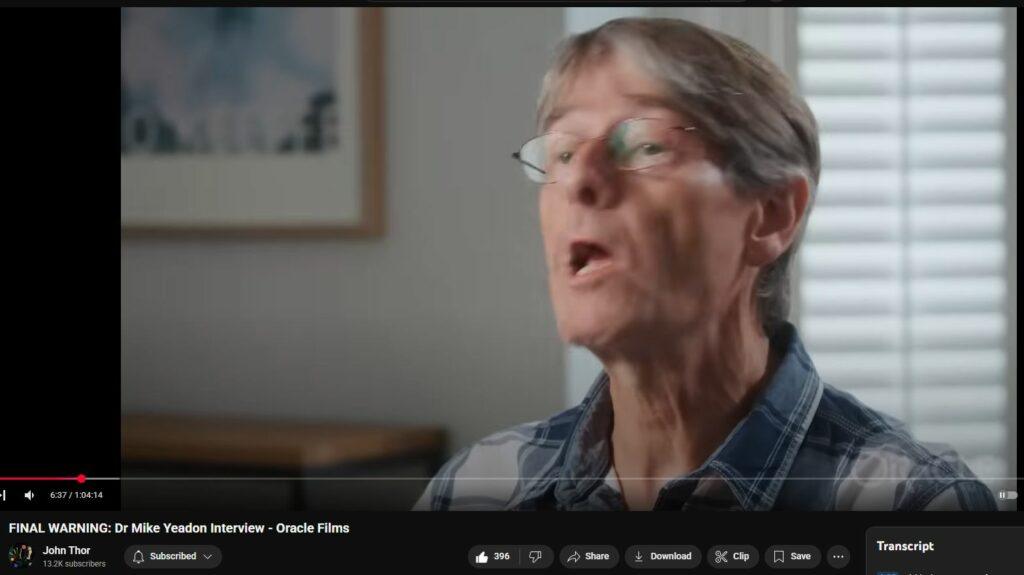 pfizer VP Dr Mike Yeadon Final Warning reveals mRNA+dID Tyranny Plan